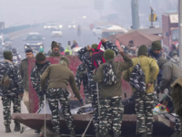 Multi-layered barricading at borders to stop farmers