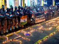 How did India honor the martyrs of the attack?