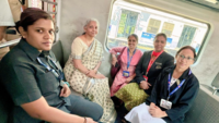 Minister shares picture of her journey by local train