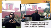 <i class="tbold">Arjun Rampal</i>: I have spent three of my most beautiful years at Hindu College