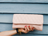The quilted clutch