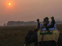 First-ever visit by a PM to <i class="tbold">kaziranga</i>