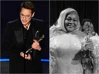 ​Robert Downey Jr and Da’Vine Joy Randolph win an Oscar for Best Supporting Actor