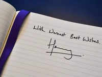 <i class="tbold">prince harry</i>’s signature