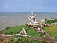 Home to the second-<i class="tbold">tallest</i> Shiva statue