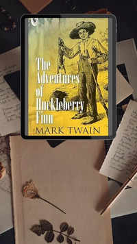 ‘The Adventures of Huckleberry <i class="tbold">finn</i>’ by Mark Twain