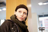 New pictures of <i class="tbold">girl with the dragon tattoo</i>