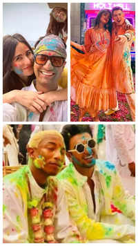 ​ Let's reminisce and explore old pictures from past Bollywood Holi parties.