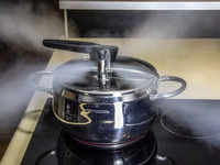 ​​How many <i class="tbold">whistles</i> do you need to cook staples in a pressure cooker?​