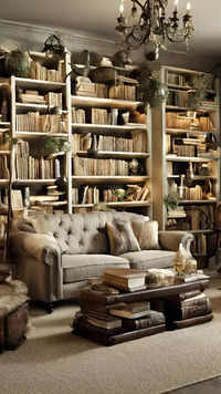 Home decor inspirations for people who love reading and collecting books
