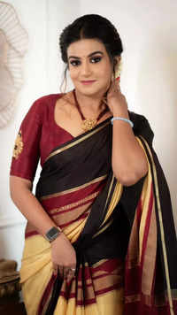 Namratha Gowda radiates timeless elegance in silk saree ensemble