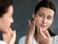 ​It might be due to your skincare product​