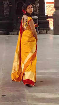 ​Amala Paul radiates classic beauty in traditional sarees​