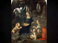 ​‘Virgin of the Rocks’ by Leonardo<i class="tbold"> da</i> Vinci