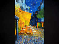 ‘<i class="tbold">cafe</i> Terrace at Night’ by van Gogh