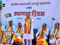 BJP MP Sharma addresses party supporters
