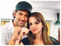 Hrithik Roshan and <i class="tbold">sussanne khan</i>