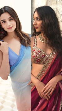 Alia Bhatt to Kiara Advani: <i class="tbold">nine</i> celeb-inspired saris for Navratri