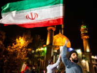 Iranian <i class="tbold">demonstrators</i> chant anti-Israeli slogans