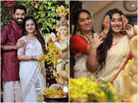 ​Gopika and GP's first festival after wedding to Yamuna's post-Bigg Boss celebration: Here are the best Vishu clicks of <i class="tbold">malayalam tv</i> celebs​
