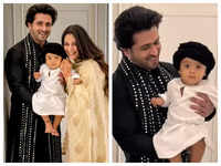 ​From Shoaib Ibrahim receiving Eidi from wife Dipika Kakar's dad to the couple revealing son's teething issues; here's how the Ibrahim <i class="tbold">family</i> celebrated their first Eid with Ruhaan