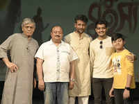 Sandip Ray unveils the trailer of ‘<i class="tbold">nayan</i> Rahasya’ in presence of 1000 school kids; See photos