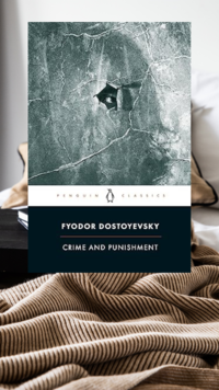 ‘<i class="tbold">crime</i> and Punishment’ by Fyodor Dostoevsky