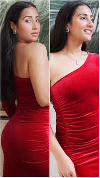 Sanyogita Yadav's gorgeous <i class="tbold">pics</i> in red