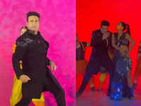 Krushna and <i class="tbold">kashmera</i>’s dance