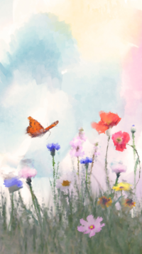 Butterfly <i class="tbold">flowers</i>