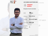 <i class="tbold">tejasvi surya</i>