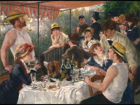 ​‘Le déjeuner des canotiers’ by Pierre-<i class="tbold">august</i>e Renoir