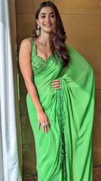 Pooja Hegde radiates elegance in traditional attire