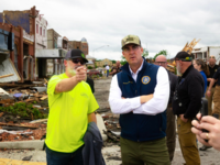 <i class="tbold">governor</i>'s takes stock of damage