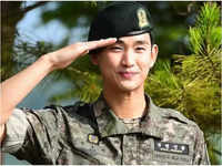 ​Kim Soo Hyun engages in reserve force training in the military
