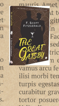 ​‘<i class="tbold">the great gatsby</i>’ by F. Scott Fitzgerald