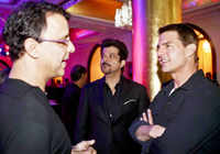 B'wood parties with Tom Cruise