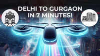 Delhi To Gurugram in 7 minutes by Air Taxi!