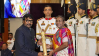 President Murmu confers Padma Awards on Konidela Chiranjeevi