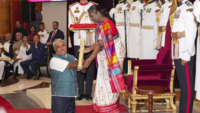 Social worker K S Rajanna awarded with <i class="tbold">padma shri</i>