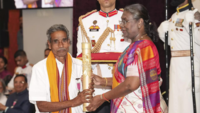 Tribal welfare worker Jageshwar Yadav receives <i class="tbold">padma shri</i>