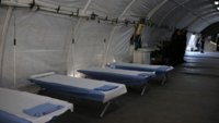 Field hospital for aid