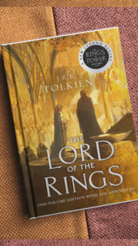 The Lord of the Rings trilogy by J R R <i class="tbold">tolkien</i>