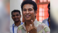 ​Sachin Tendulkar cast vote in Lok Sabha elections