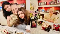 Aishwarya Rai Bachchan celebrates mother Brinda Rai's birthday with Aaradhya Bachchan, shares heartwarming photos