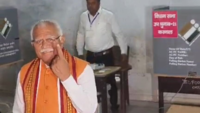 Haryana former CM Manohar Lal <i class="tbold">khattar</i>