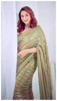 ​Madhuri Dixit Nene's Divine Saree Looks ​