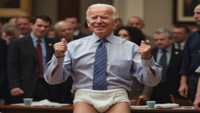 ​<i class="tbold">Joe Biden</i> in diaper