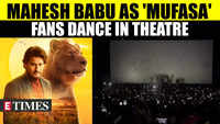 <i class="tbold">Mahesh Babu</i> Fans Go Crazy Over Telugu Dubbing Of 'Mufasa: The Lion King', Dance In Theatre | WATCH