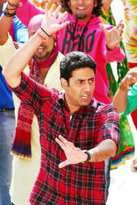 Abhishek @ '<i class="tbold">bol</i> Bachchan' shoot